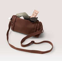 Pochette de voyage mini détachable et pliable pour femme, sac bandoulière extensible et peu encombrant avec sangle réglable