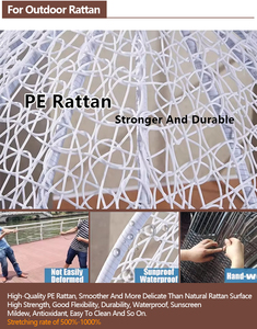 Модный дизайн, Высококачественная современная уличная мебель, садовый охлаждающий ротанг, подвесное двойное сиденье, патио, яйцо, качели с подставкой - Product Image 4