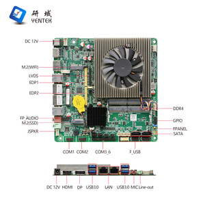 Carte mère Mini ITX double LAN 6 ports COM, processeur Core I5-7300HQ Quad Core, 64 Go de DDR4, graphismes intégrés - Product Image 4