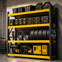 Système de rayonnage métallique à 4 niveaux réglables pour entrepôt, vente en gros d'usine, prix usine, étagères en acier métallique