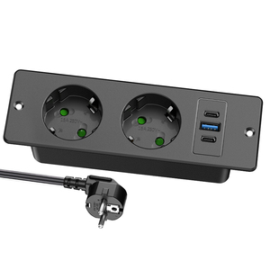 Presa di Corrente a 2 Uscite Standard Europeo, Nascosta nel Piano del Tavolo, per Uso Ospedaliero - Product Image 4