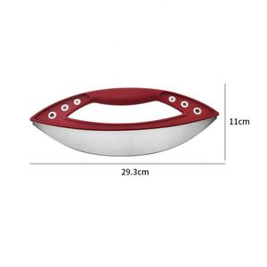 Stainless Steel Foldable Disposable Semi-Circle Pizza Cutter Large Multipurpose Slicing Knife Kitchen Tool - Product Image 4