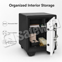 Caja Fuerte Digital Inteligente Safewell para Oficina, Protección Contra Incendios y Robos, Caja de Seguridad para Documentos Importantes de Negocios