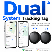 Localisateur d'objets intelligent BLE à double système Apple Find My et Google Find Hub, étanche IP67, anti-perte, pour le suivi