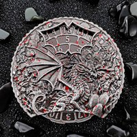 Ensemble de dés ronds en métal à roulette à angle droit sculpté écologique 7 en 1 pour les joueurs de jeux de rôle Dungeons & Dragons