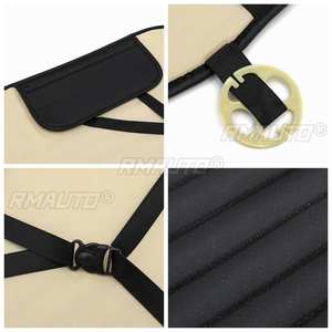 Funda Protectora Universal para Asientos Traseros de Coche, Transpirable, de PU, con Bambú y Carbón, Cojín, Alfombrilla Protectora para Asientos de Coche - Product Image 6