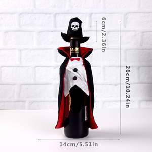 All Saints Dinner Table Wine Bottle <b>Decoration</b> <b>Halloween</b> for Champagne Bottle Bag Home Decor for Dining Counter Party Decorative - Product Image 6