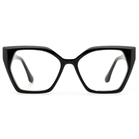 Gafas de Acetato Puro para Mujer, Montura Completa, Diseño Moderno, Uso Diario, Logotipo Personalizado, Precio de Fábrica 1002