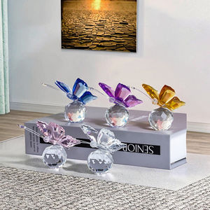 بيع بالجملة زخرفة فراشة كريستال ملونة أخرى هدية الزفاف - Product Image 2