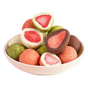 Sandwich aux fraises lyophilisées, <span class=keywords><strong>chocolat</strong></span> blanc, matcha, lait, <span class=keywords><strong>cacao</strong></span>, quatre saveurs, paquet de 60g, approuvé - Product Image 1