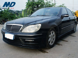 Combinaison noire en Fiber de verre, pour Mercedes <span class=keywords><strong>Benz</strong></span> classe S W220, 1998 — 2005 - Product Image 2