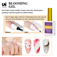 UNIGEL Gel UV en gros, Gel Blooming, Gel Marbré Dégradé, Gel à Ongles Grande Capacité, Sans HEMA, Longue Durée, Personnalisation OEM/ODM