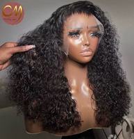 Perruque de luxe en cheveux humains vierges bouclés, perruque frontale HD 13x4 13x6, ligne de cheveux naturelle, sans colle, nœuds invisibles