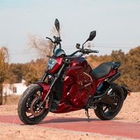 Scooters électriques sportifs pour adultes, motos électriques à pédales, 90 mph avec 72V 8000W