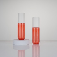 Flacon pulvérisateur cosmétique rond en PET vide de 90 ml, format voyage, emballage beauté avec pompe pulvérisatrice