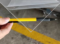 Transparent Acrylic Sheet 3-5mm Eco-Friendly Non-Toxic Recyclable Waterproof Customizable Size Cutting Service Glossy Surface