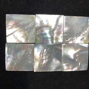 Lámina de Concha Natural en Forma Cuadrada, Madreperla Blanca, Piedra Preciosa Suelta Certificada por IGI, Piedras Naturales - Product Image 4