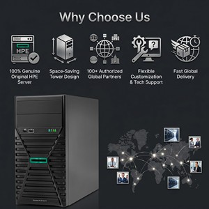 Nouveau serveur tour HPE ProLiant ML30 Gen11, Intel Xeon E2400, 16 Go DDR5, 4 baies LFF, Hot Plug, pour petites entreprises et bureaux, serveur de stockage - Product Image 6