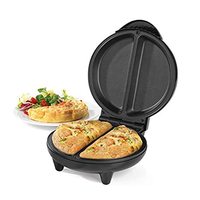 Offre Spéciale Elektrische Électrique Gaufre Faisant La Machine En Métal Omelette Omelette Avec double Plaque Antiadhésive Mini