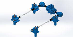 Vis à vis sans fin Crics Boîte <span class=keywords><strong>de</strong></span> vitesses <span class=keywords><strong>pour</strong></span> plate-forme ou Table élévatrice Vis à vis sans fin - Product Image 5