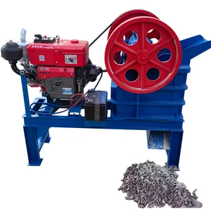 High Quality Small Diesel Powered Jaw Crusher Spare Parts Conveyor Belt Pe400x600 Mobile Gold Ore Portable Jaw Crusher