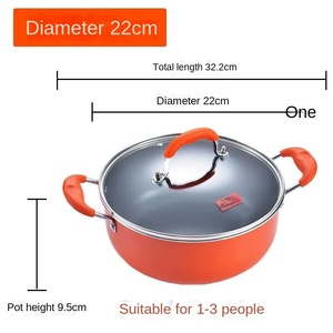 Factory Stainless Steel Nonstick Dutch Oven and Saucepot <b>Cooking</b> Pots and <b>Pans</b> Set with Glass Cover Dishwasher Safe - Product Image 6