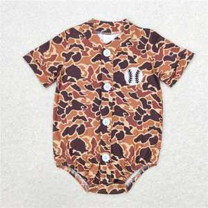 6 Estilos de Ropa de Camuflaje para Niños Pequeños, Mono con Botones de Béisbol para Niños - Product Image 4