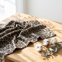Tissu de luxe haut de gamme 2026 avec broderie de sequins, style imprimé léopard élastique pour robes de soirée et de fête pour femme, techniques de tissage