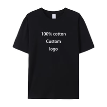T-shirt Homme de Luxe Personnalisé 100% Coton Coupe Ample Col Rond Manches Courtes Prêt-à-poser Qualité Supérieure Faible MOQ Uni pour Impression - Product Image 3
