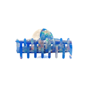 Pinza <span class=keywords><strong>de</strong></span> Pelo CANYUAN <span class=keywords><strong>de</strong></span> Acetato con Diseño Celestial, 9.5cm, Tamaño Grande, Patrón <span class=keywords><strong>de</strong></span> Estrellas y Luna, Colorida, Unisex - Product Image 5
