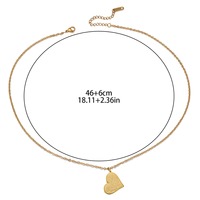 Collier en acier inoxydable avec inscription calligraphique en arabe islamique « Love Heart Ayatul Kursi Allah Coran Ramadan »