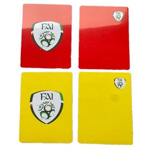 <span class=keywords><strong>Livre</strong></span> de scores et de cartons rouges et jaunes pour arbitre de football avec logo personnalisé - Product Image 1