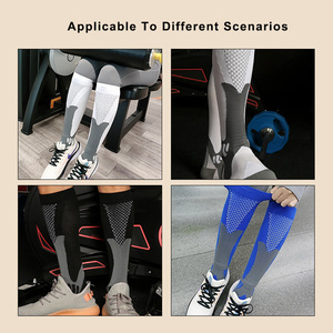 Chaussettes <span class=keywords><strong>de</strong></span> compression personnalisées pour la course à pied (hommes et femmes) 20-30 mmHg – <span class=keywords><strong>Bas</strong></span> <span class=keywords><strong>de</strong></span> compression sportifs pour marathon et varices, avec manchette <span class=keywords><strong>de</strong></span> maintien au niveau du <span class=keywords><strong>bas</strong></span> du corps - Product Image 3