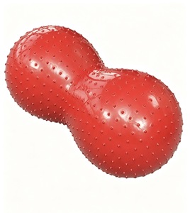 Pelota de Yoga en Forma de Cacahuete, Antiexplosión, de PVC, para Masajes, Ejercicios de Equilibrio, Pilates, Entrenamiento del Core y Embarazo - Product Image 4