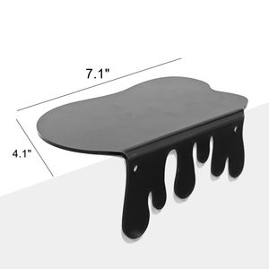 Étagères murales en acrylique de 7 pouces-Lot de 2, idéales pour la décoration de la chambre, l'affichage d'albums et l'organisation de petits objets - Product Image 2