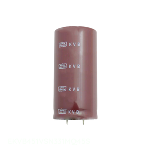 ตัวเก็บประจุแบบ Through Hole รุ่น EKVB451VSN331MQ45S ความจุ 330 ไมโครฟารัด ชนิดอลูมิเนียม 450 โวลต์ แบบมีขั้ว - Product Image 1