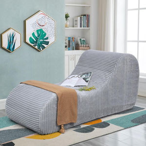 Fauteuil de sol relaxant compressé – Portable, extensible et convertible en tissu pour bureau, chambre et appartement - Product Image 2