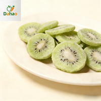 Pabrik OEM ODM Grosir Menyediakan Irisan Buah Kiwi Kering Beku Renyah Camilan Sehat dalam Jumlah Besar dengan Rasa Manis Rendah Lemak 100% Alami