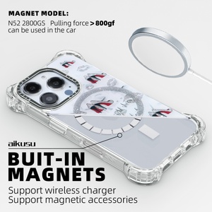 Funda para Teléfono de Resina Epoxi Brillante Personalizada de la Marca AIKUSU, OEM/ODM Disponible para iPhone 17 16 15 Pro Max - Product Image 4