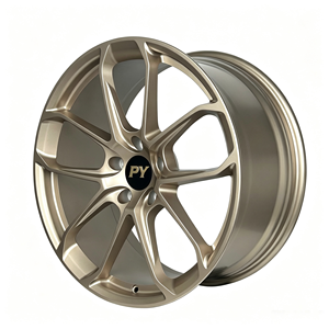 Jantes forgées de performance PY Golden à 6 branches 15 pouces, faible MOQ, compatibles avec la mise à niveau des spécifications OE pour Golf GTI - Product Image 3