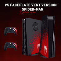 Neue Abdeckungen Frontplatte Gehäuse für PS5 Schutz-Ersatzpaneele für Playstation 5 Disc Edition Spider-Version