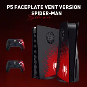New Covers Face Plate Cover Shell For PS5 Protective Replacement Panels For Playstation 5 Disc Edition Spider Version