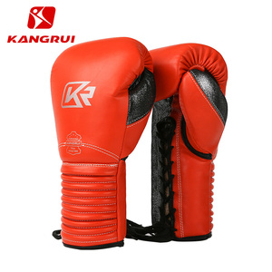 Guantes de boxeo de cuero de vaca para niños de alta calidad, Kickboxing de cuero PU impermeable profesional para deportes al aire libre, artes marciales - Product Image 4