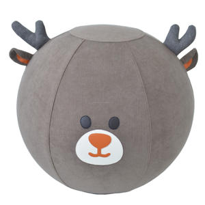 Ballon <span class=keywords><strong>de</strong></span> <span class=keywords><strong>yoga</strong></span> et <span class=keywords><strong>de</strong></span> Pilates personnalisé avec logo, 55 cm/65 cm, housse amovible, tissu écologique léger et pliable - Product Image 4