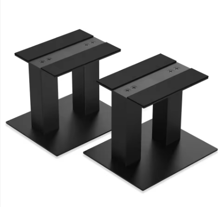 High Quality Yibo S605 H-shaped Gravity Bookshelf Speakers Stand Heavy Duty Hi-Fi Shock-absorbing Metal Desktop