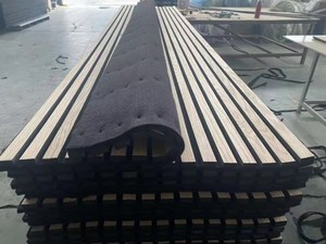 Rolable Acoustic tấm Tường bằng gỗ cách âm gỗ slat Acoustic tấm Tường Acoustic tấm akupanel - Product Image 3