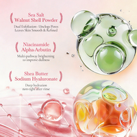 Exfoliante Corporal Blanqueador con Sal de Baño, Niacinamida y Alfa Arbutina para Aclarar la Piel y Suavizar la Aspereza, Marca Privada, Venta al Por Mayor