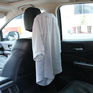 Porte-manteau universel en cuir et acier inoxydable pour appuie-tête de siège arrière de voiture, pour veste en tissu - Product Image 3