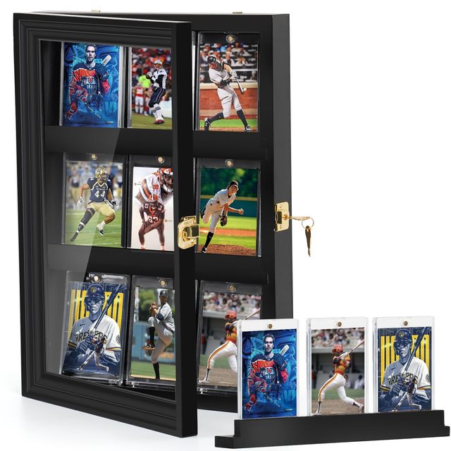 Acrylic Baseball Card Display Case Graded Card Display Frame with Uv Protection but Clearly Visible Card Display Case
