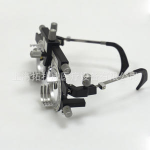 Monture d'essai ajustable Shanghai TF-08, monture complète argentée, pour test de vision avec verres, interaxe pupillaire 48-72 48-80 - Product Image 5